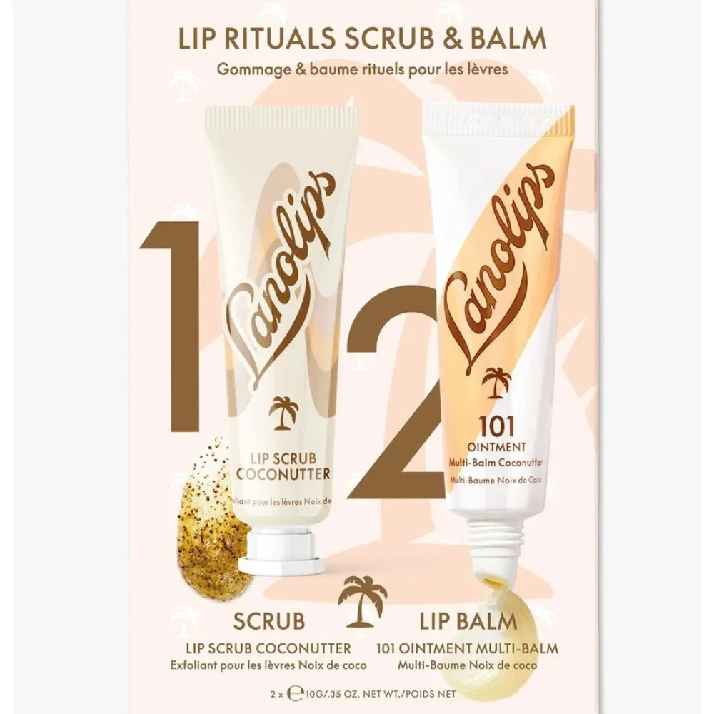 Lanolips - Lip Rituals Scrub & Balm Coconutter